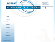 Tablet Screenshot of latitude31.com.au